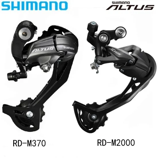 Shimano Cheapest Bicycle Rear Derailleurs Rd-M370 Black Front Derailleur 9 Speed Mount for Mountain Bike