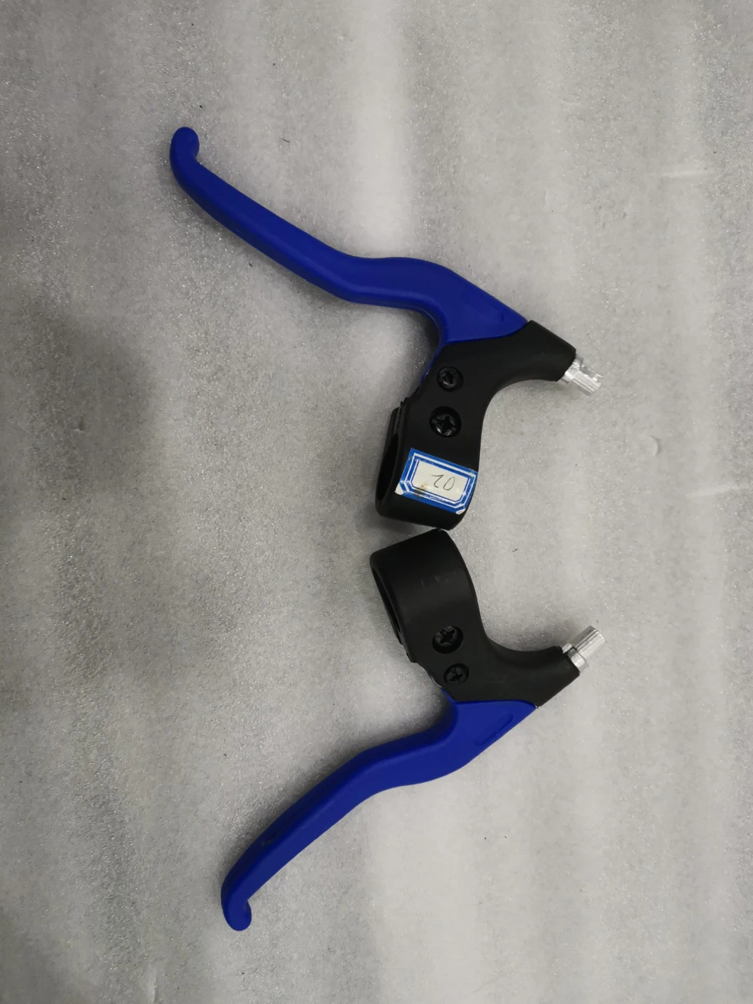 Plastic Left Right Hand Bike Handlebar Brake Lever Black and Blue