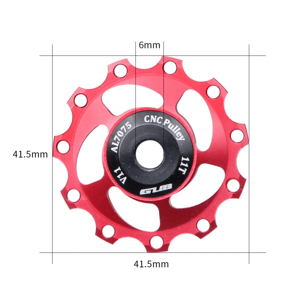 Gub 11t 12t 13t 14t MTB Bicycle Rear Derailleur Jockey Wheel 9/10/11 Speed Guide Pulley Alloy CNC Road Bike Derailleur