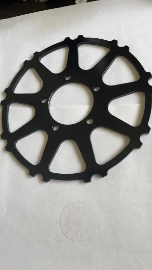 Rotor de disco de freio dianteiro fresado CNC para bicicleta elétrica, motocicleta