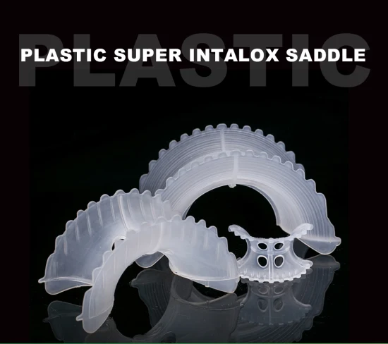 Anel de sela Super Intalox de plástico CPVC PVDF PE Sela Super Intalox